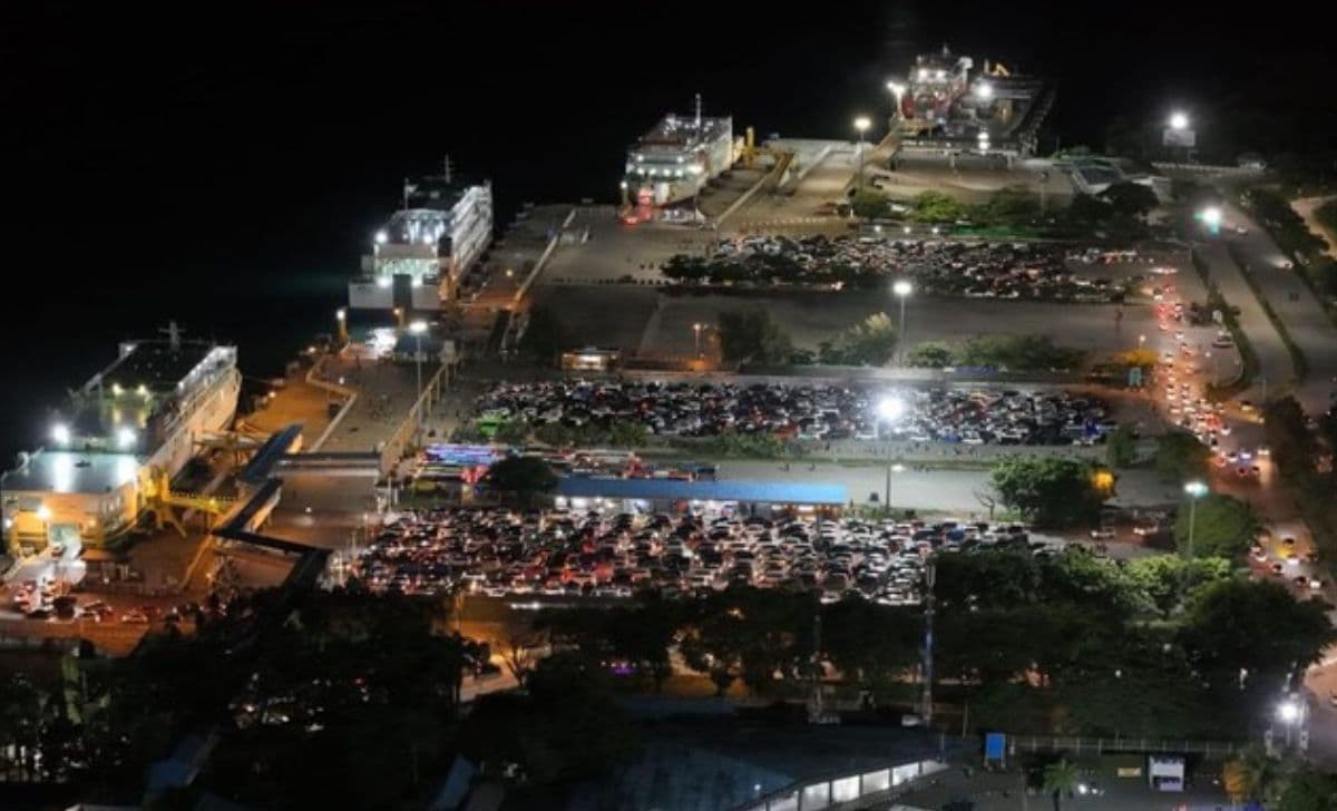 Lonjakan Arus Balik di Pelabuhan Bakauheni Capai 117 Ribu Pemudik