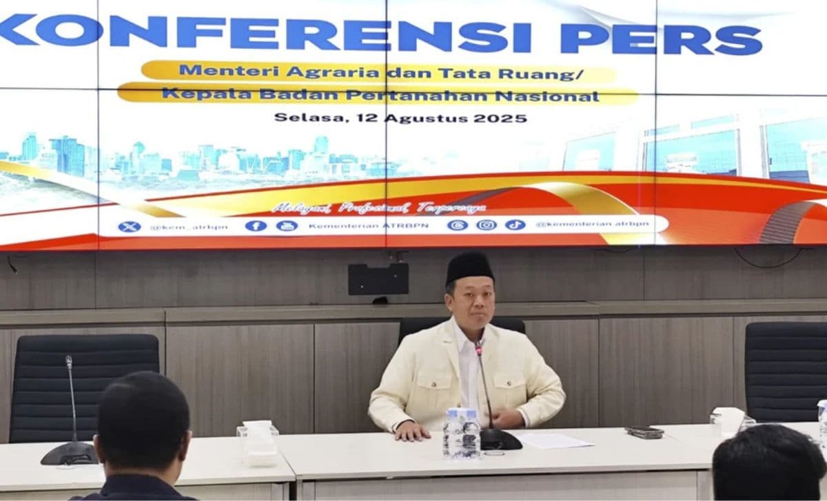Menteri ATR/BPN Nusron Wahid Minta Maaf atas Pernyataan Soal Tanah Telantar