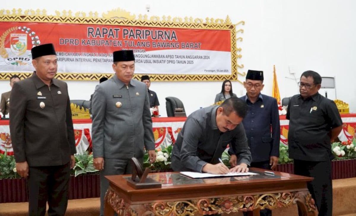 DPRD Tubaba Gelar Rapat Paripurna Terkait Pertanggungjawaban Pelaksanaan APBD 2024