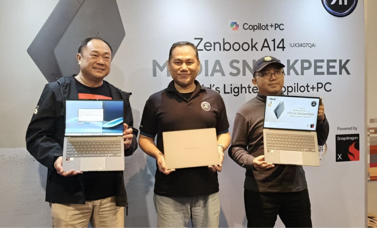 ASUS Perkenalkan Zenbook A14 (UX3407QA), Laptop Teringan di Dunia