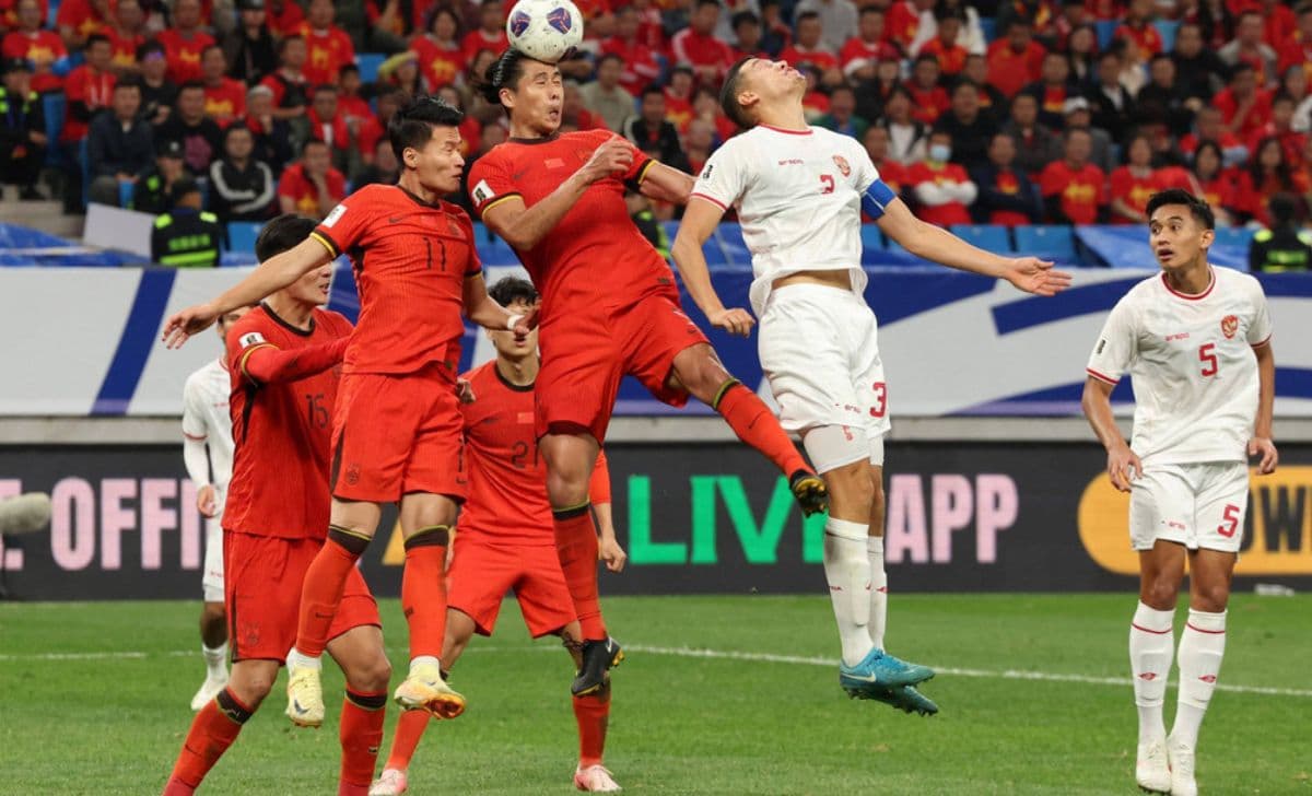 Timnas Indonesia Melonjak, China Terpuruk