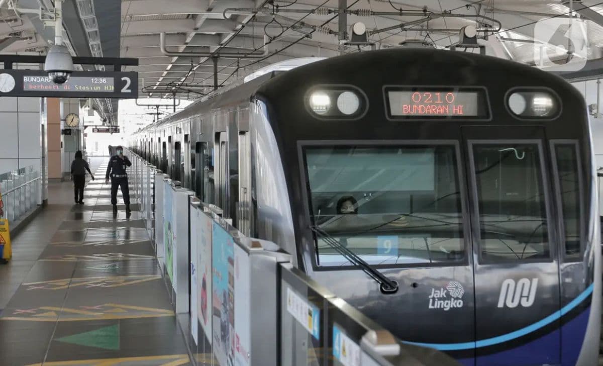 Dishub DKI Jakarta Gratiskan Tarif MRT dan LRT, Penumpang Hanya Bayar Rp1