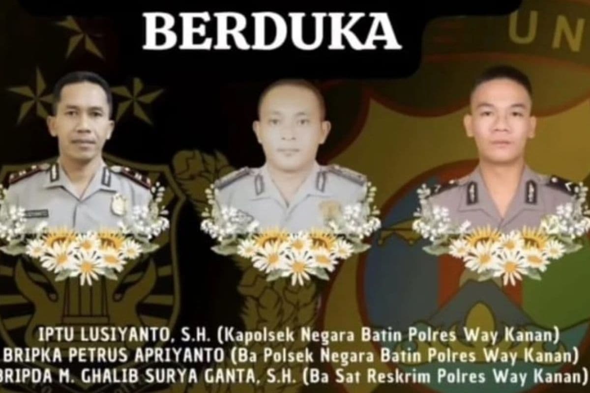 Dua Oknum TNI Terduga Penembak Tiga Polisi di Way Kanan Resmi Ditahan