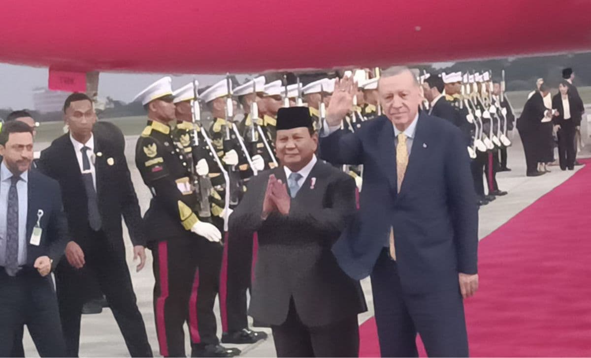Presiden Prabowo Subianto Lepas Kepulangan Presiden Turki Usai Kunjungan di Indonesia