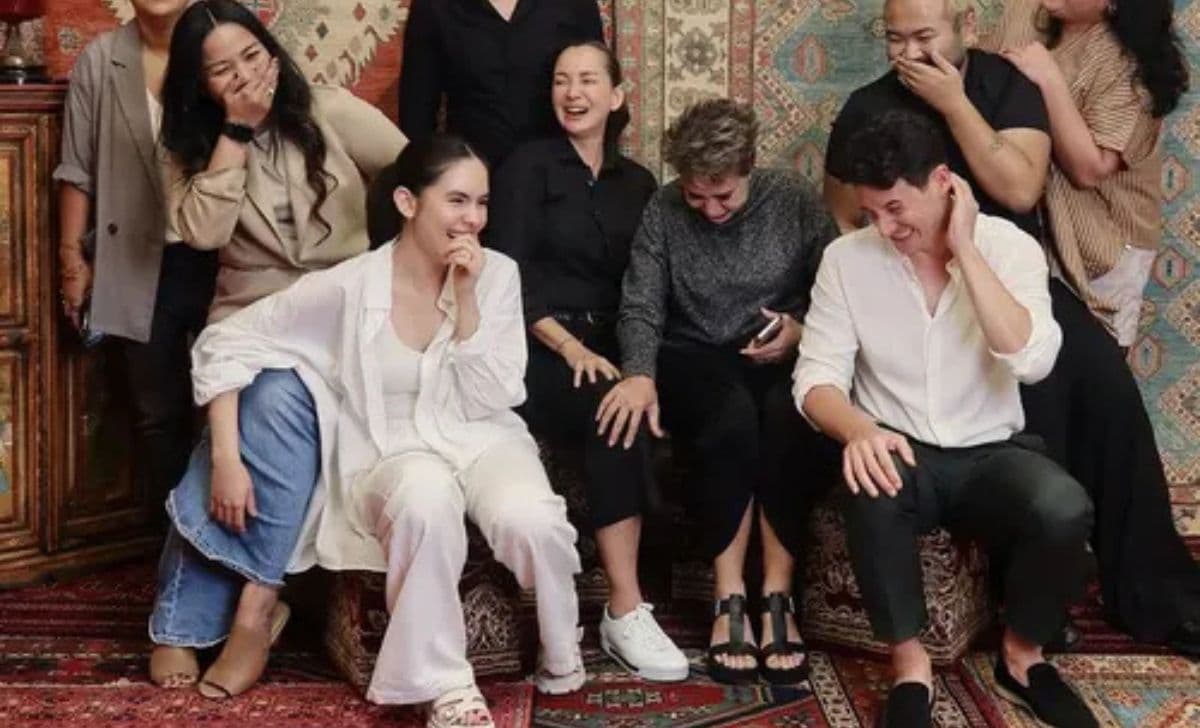 Duduk Berdampingan di Pernikahan Luna Maya, Nino Fernandez dan Steffi Zamora Pacaran?