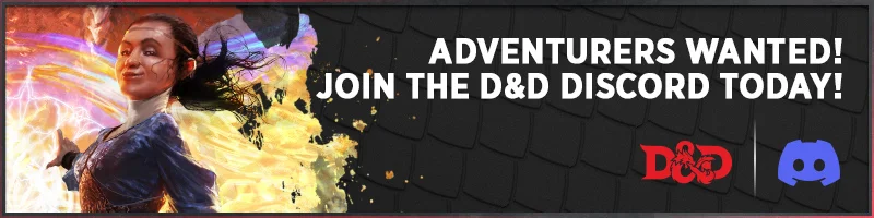 Adventurers wanted! Join the D&D Discord today!