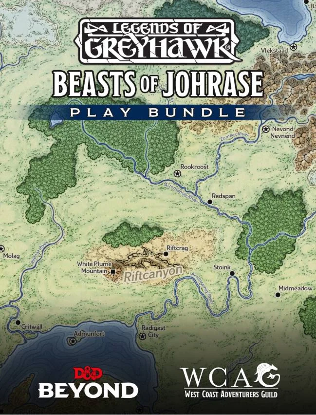 Legends of Greyhawk: Beasts of Johrase
