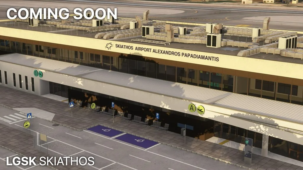 New LGSK Skiathos Airport for MSFS 2024: Exciting Preview from MM Simulations