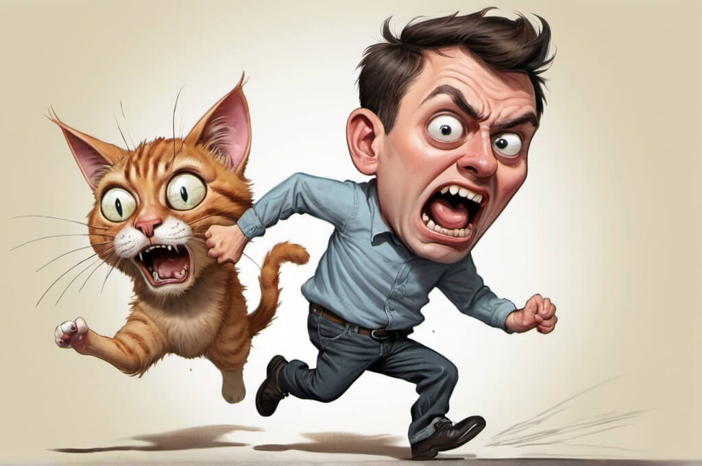 mimpi dikejar kucing