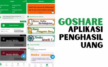GoShare Aplikasi Penghasil Uang WhatsApp Intip Caranya
