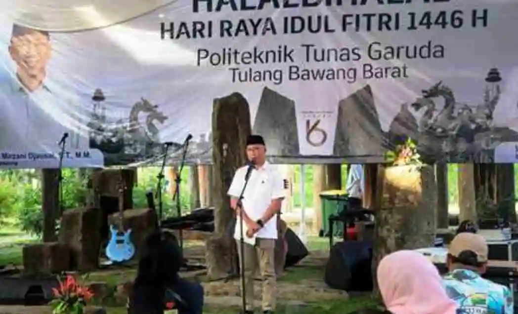 Gubernur Mirza Hadiri Halal Bihalal di Politeknik Tunas Garuda_11zon