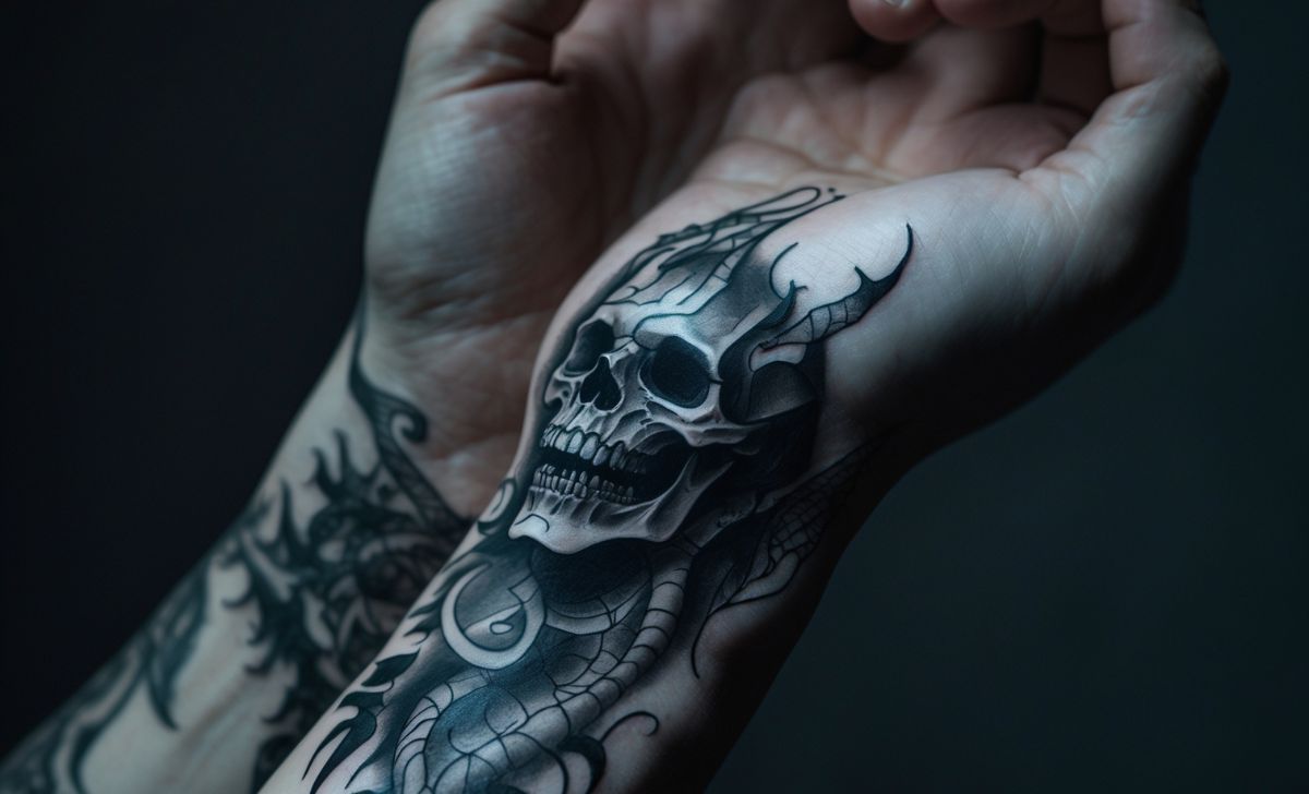 Tato Simple di Tangan Cowok