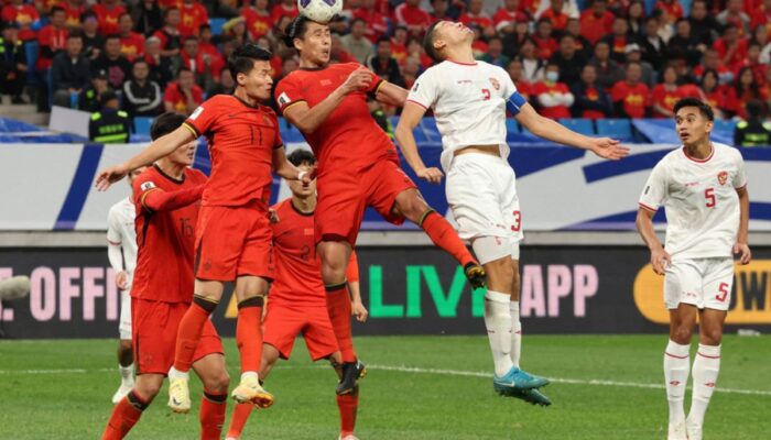 Timnas Indonesia Melonjak, China Terpuruk