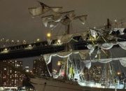 Kapal Latihan AL Meksiko Tabrak Jembatan Brooklyn, 2 Tewas dan 17 Luka