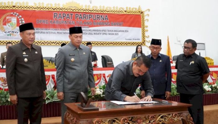 DPRD Tubaba Gelar Rapat Paripurna Terkait Pertanggungjawaban Pelaksanaan APBD 2024