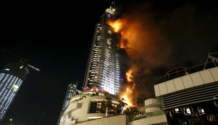 Kebakaran Hebat Landa Gedung 67 Lantai di Dubai Marina, 3.820 Warga Dievakuasi