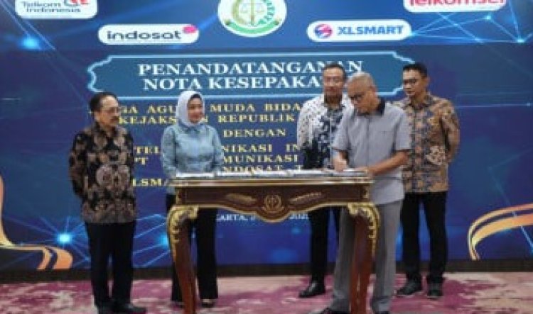 Kejagung Gandeng Empat Operator Telekomunikasi untuk Perkuat Penegakan Hukum