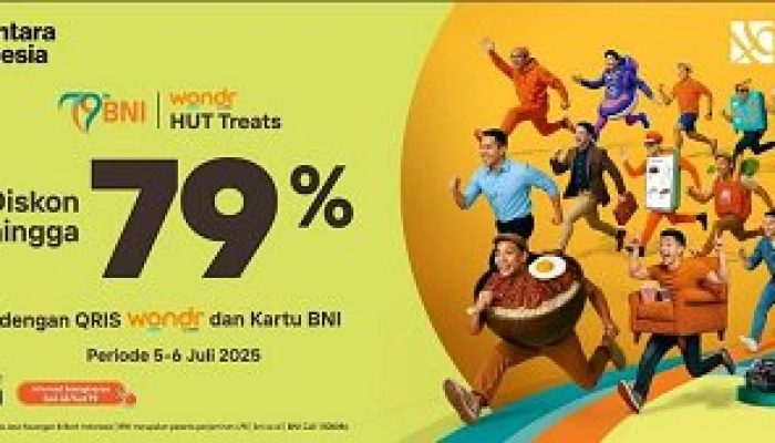 Sambut HUT ke-79, BNI Hadirkan Promo Spektakuler dan Undian Mewah untuk Nasabah