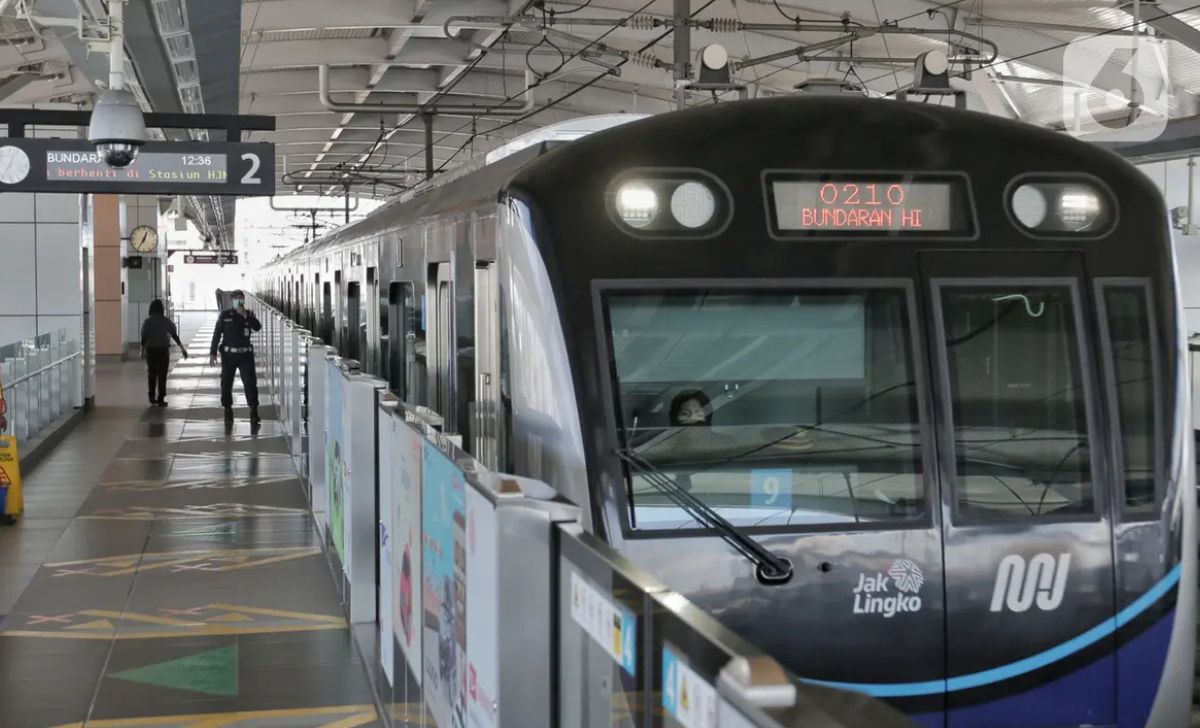 Dishub DKI Jakarta Gratiskan Tarif MRT dan LRT, Penumpang Hanya Bayar Rp1
