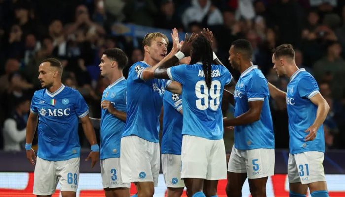 Rasmus Hojlund Ungkap Makna Selebrasi Usai Cetak Dua Gol untuk Napoli di Liga Champions