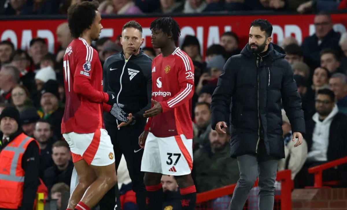 Ruben Amorim Pastikan Kobbie Mainoo dan Joshua Zirkzee Bertahan di Manchester United hingga Akhir Musim