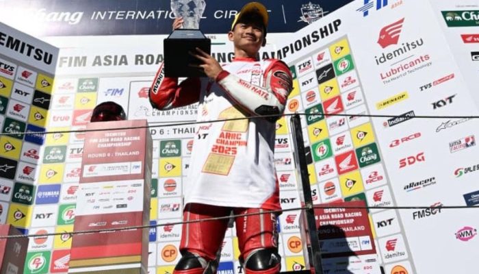 Fadillah Arbi Aditama Pastikan Gelar Juara Asia AP250 ARRC 2025