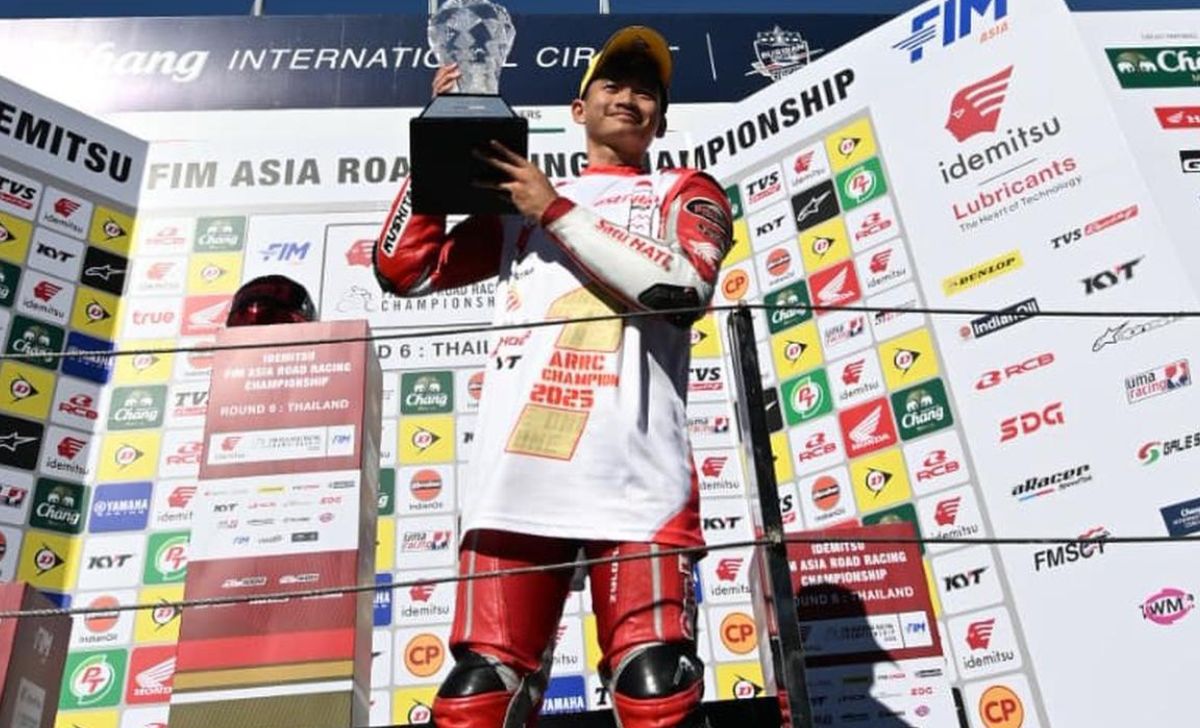 Fadillah Arbi Aditama Pastikan Gelar Juara Asia AP250 ARRC 2025