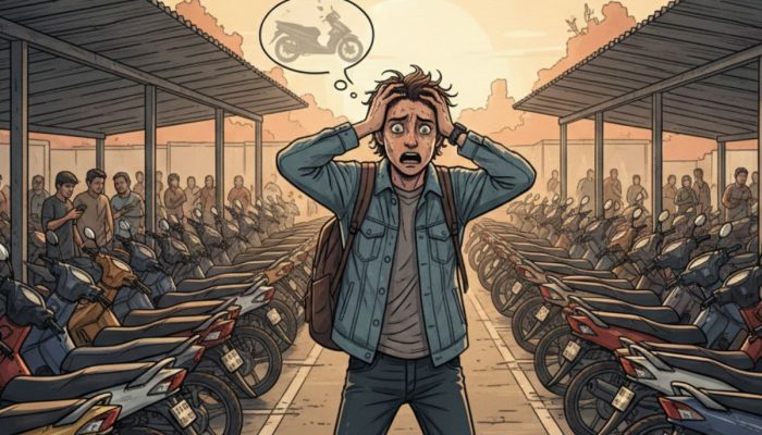 Mimpi Motor Hilang Bikin Panik? Tenang! Ini Tafsir Lengkapnya