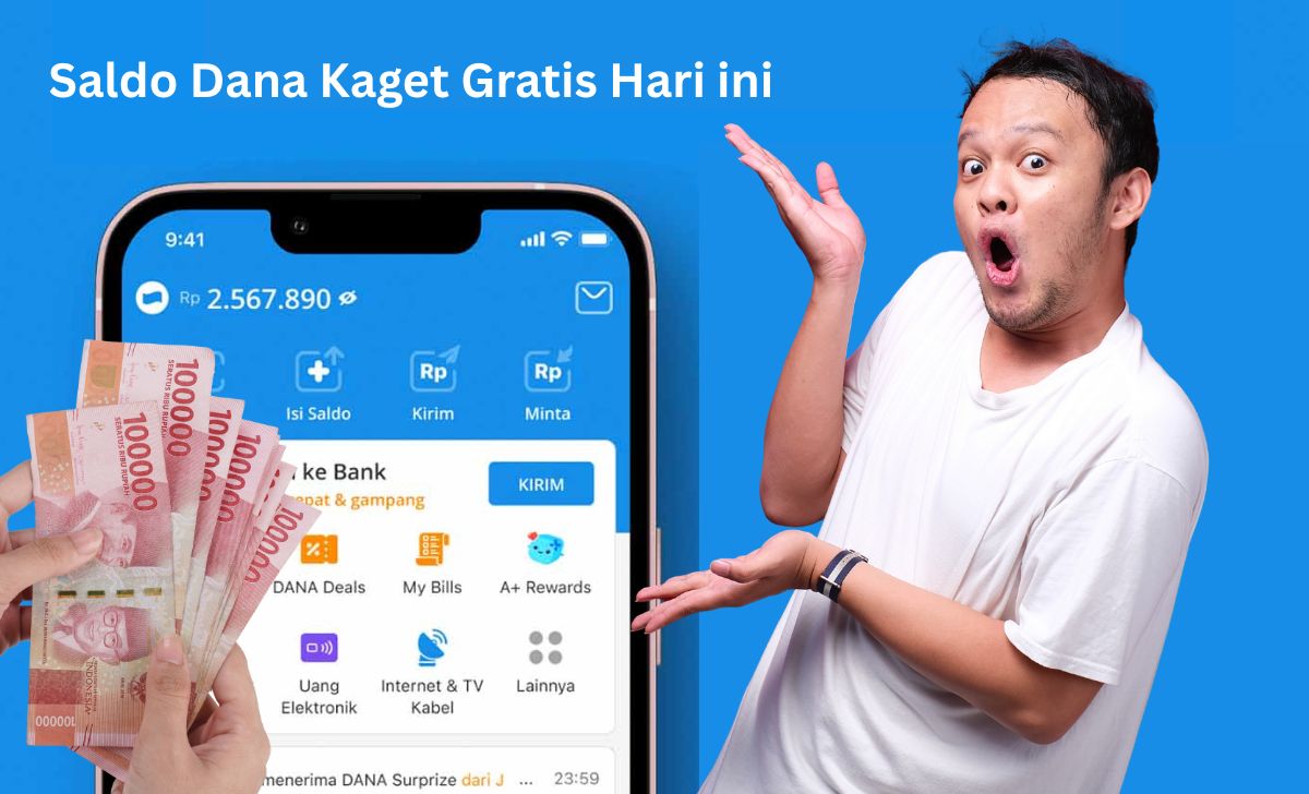 Saldo Dana Kaget Gratis Hari ini