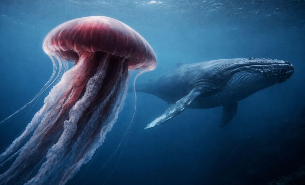 Ubur-ubur Raksasa Sepanjang Bus Sekolah Muncul di Laut Dalam Argentina